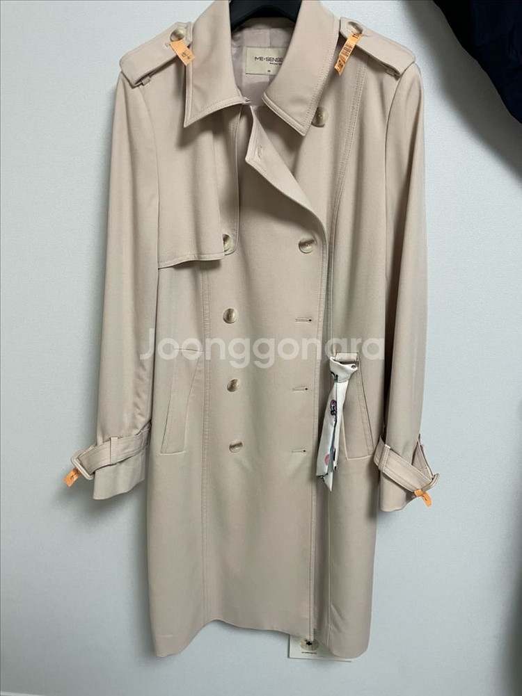 ME-SENSE 미센스 베이지 트렌치코트 거의새것--0