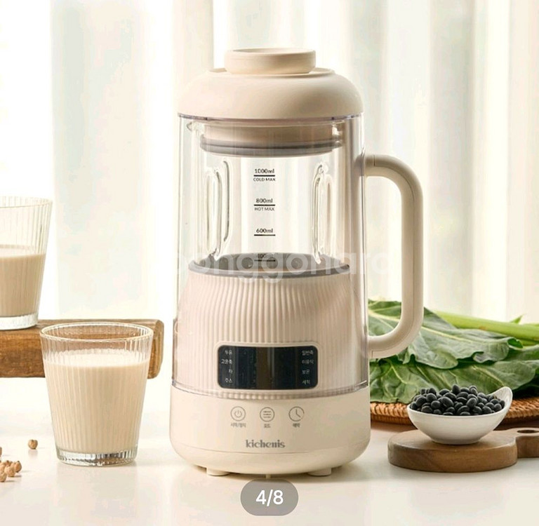(새상품)키치니스 무소음 두유제조기 죽 글라스형 1L--0