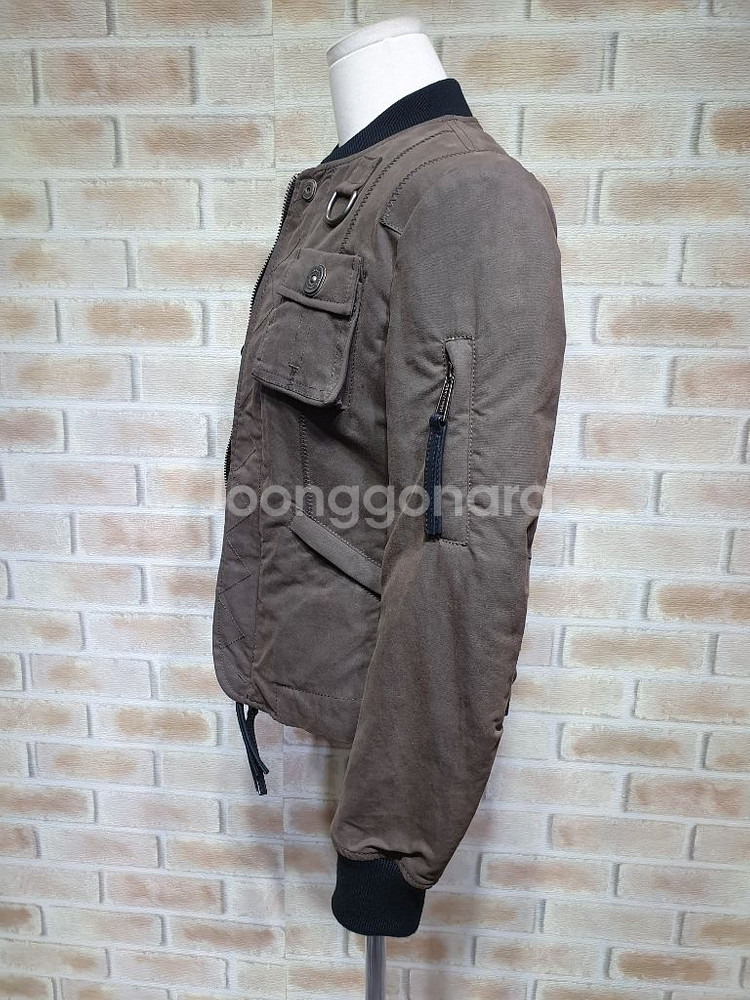 디스퀘어드2 정품 누빔 안감 밀리터리 보머 점퍼 55--7