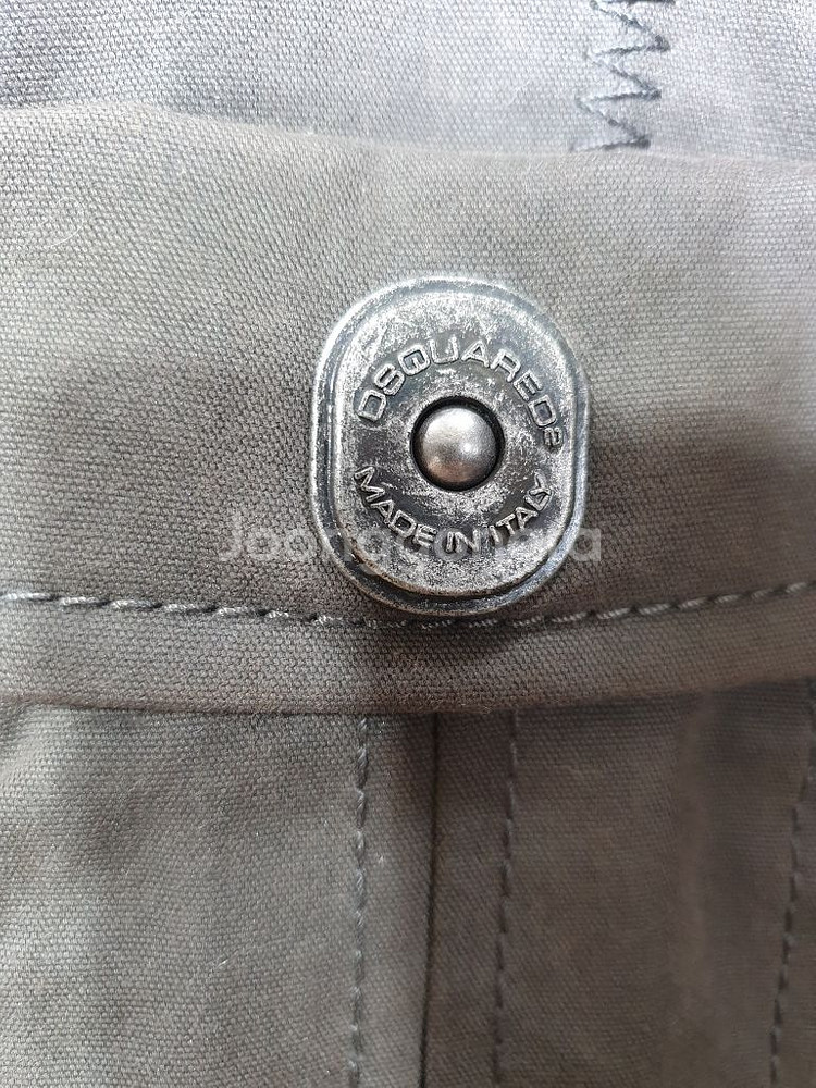 디스퀘어드2 정품 누빔 안감 밀리터리 보머 점퍼 55--9