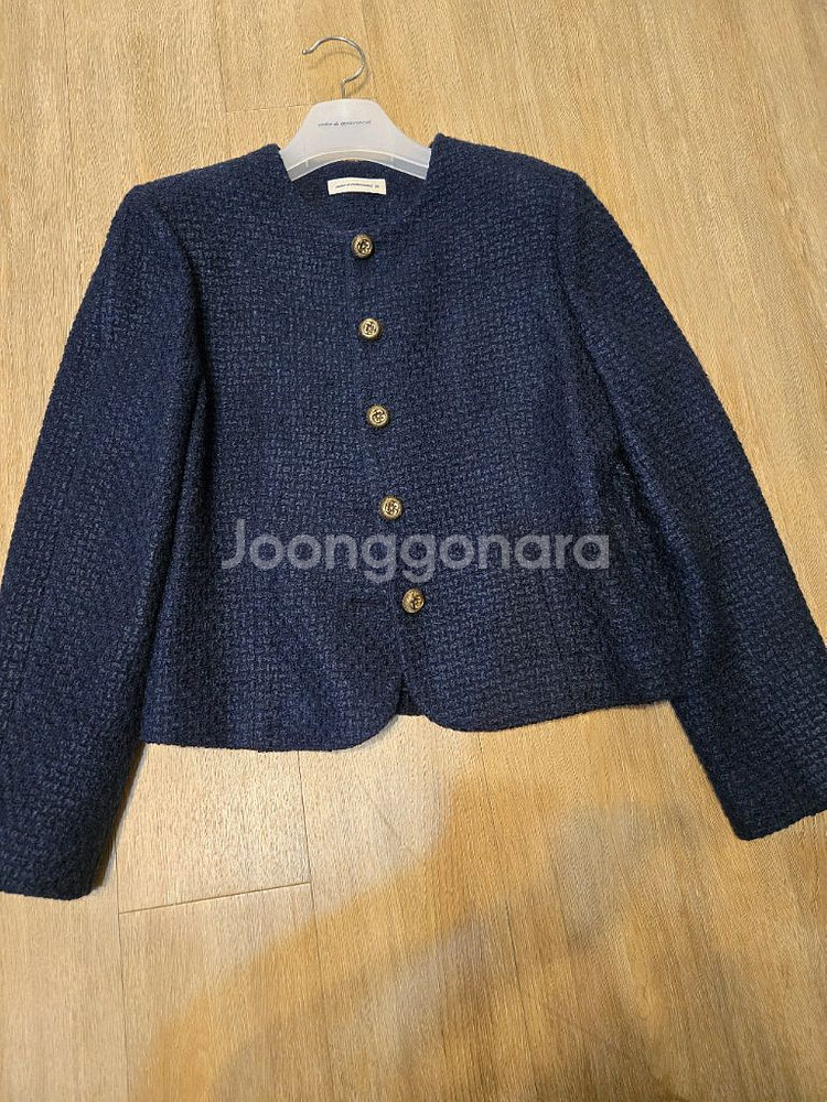 아뜰리에드 쎄모먼 트위드 자켓 23fw--5