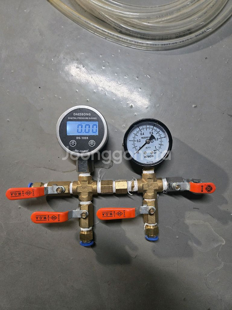 대성 누수 압력게이지--0