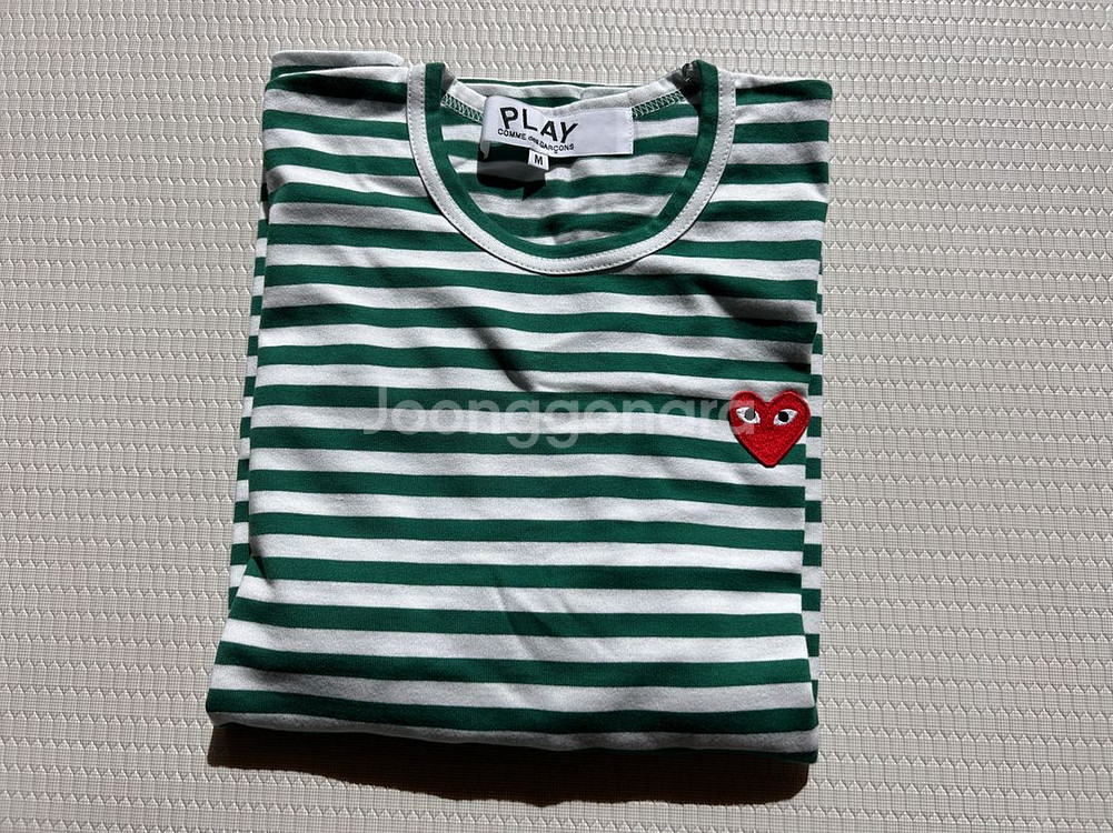 꼼데가르송 스트라이프 긴팔 M--1