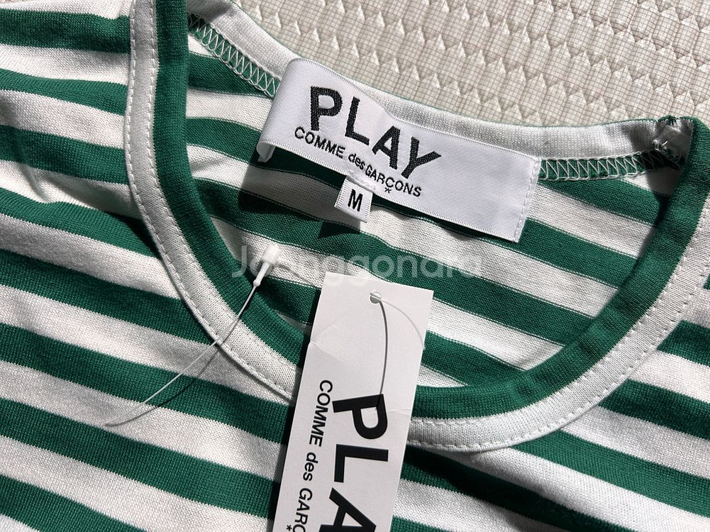 꼼데가르송 스트라이프 긴팔 M--4