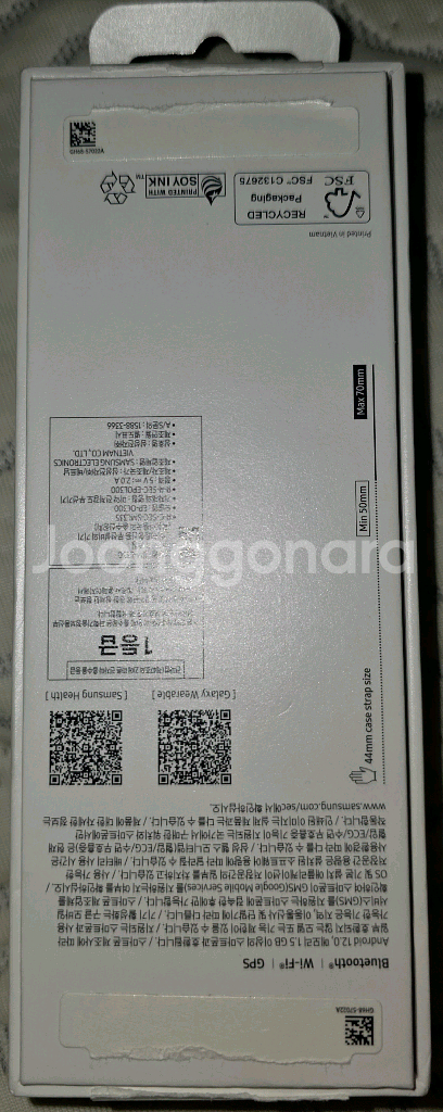 갤럭시워치8 44mm 그라파이트 블루투스 단순개봉--1