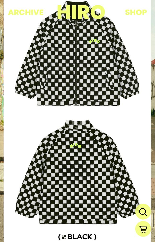 히로 플리스 집업[블랙 140 150]--1