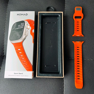 애플워치 울트라용 노마드 오렌지 밴드