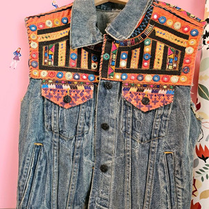 랄프로렌 데님 조끼