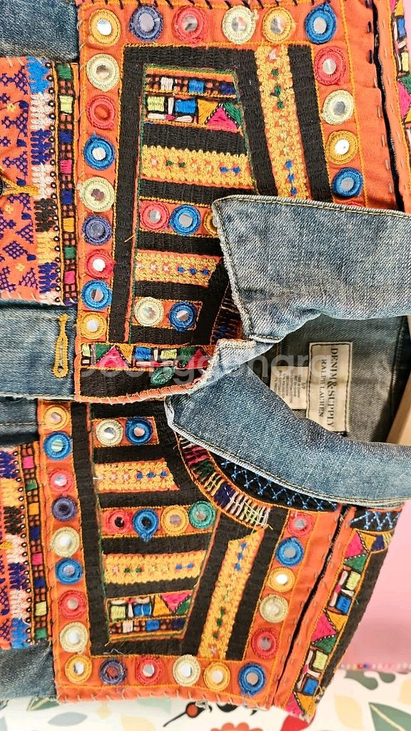 랄프로렌 데님 조끼--11