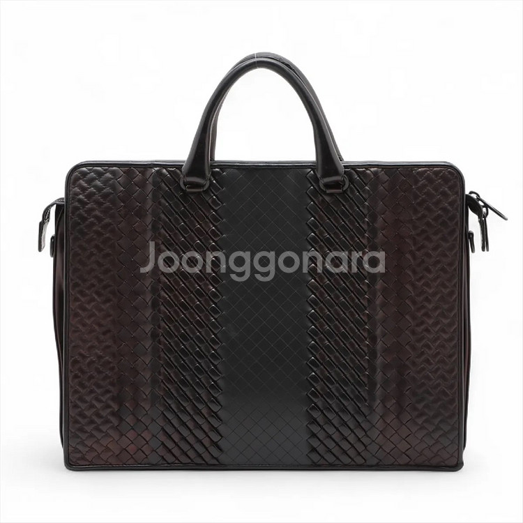 보테가베네타 인트레치아토 브리프케이스 가죽 서류가방--0