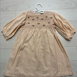 봉주르다이어리 살구 원피스