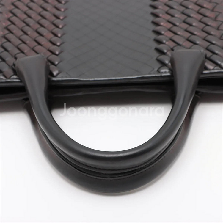 보테가베네타 인트레치아토 브리프케이스 가죽 서류가방--4