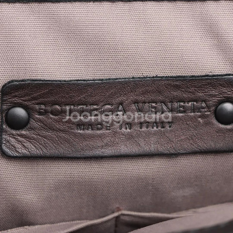 보테가베네타 인트레치아토 브리프케이스 가죽 서류가방--8