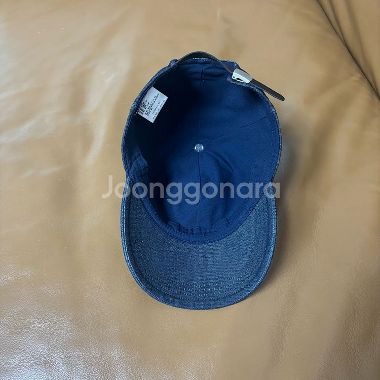 나나미카 노스페이스 퍼플라벨 워시드 데님 6패널 볼캡--5