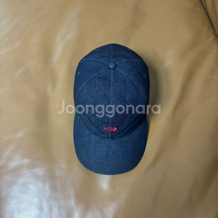 나나미카 노스페이스 퍼플라벨 워시드 데님 6패널 볼캡--4