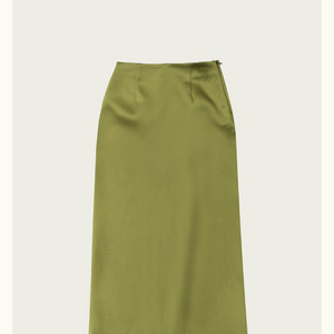 리본빛 올리브 롱 스커트 s사이즈
