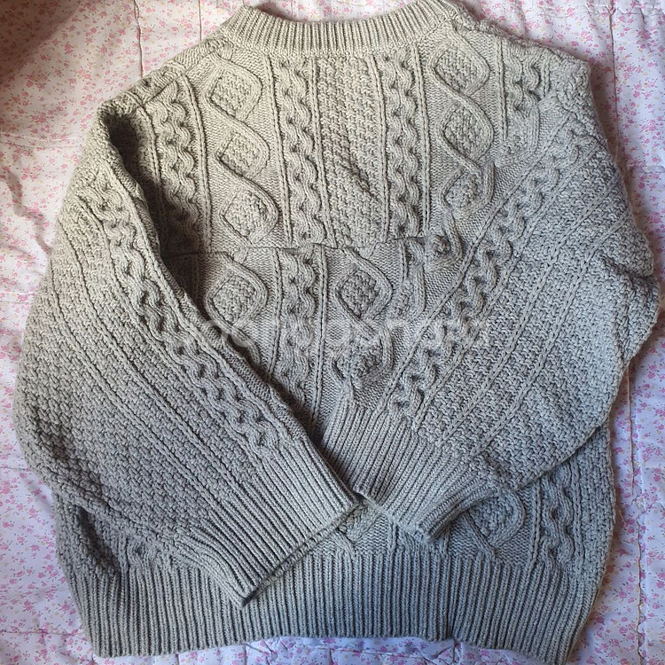 마이네임이즈 케이블 니트--2