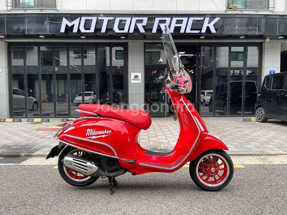 베스파프리마베라 23년식 레드 1.2만km 안개등o--0