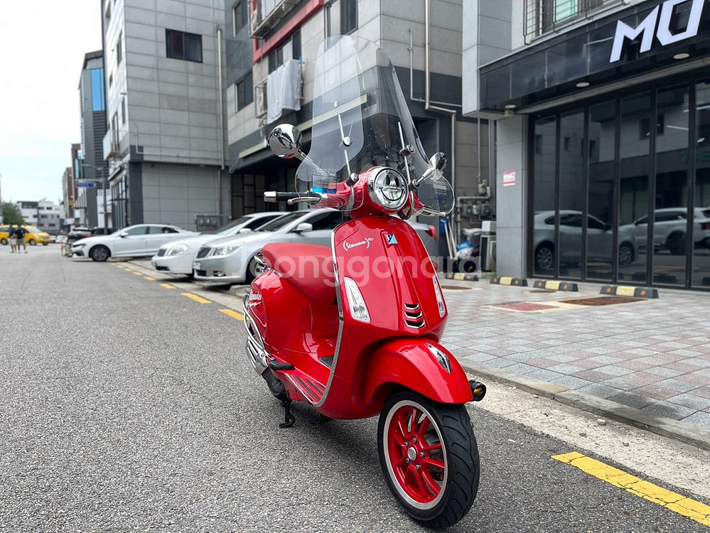 베스파프리마베라 23년식 레드 1.2만km 안개등o--1