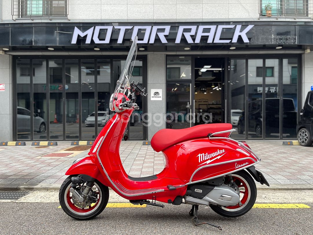 베스파프리마베라 23년식 레드 1.2만km 안개등o--3