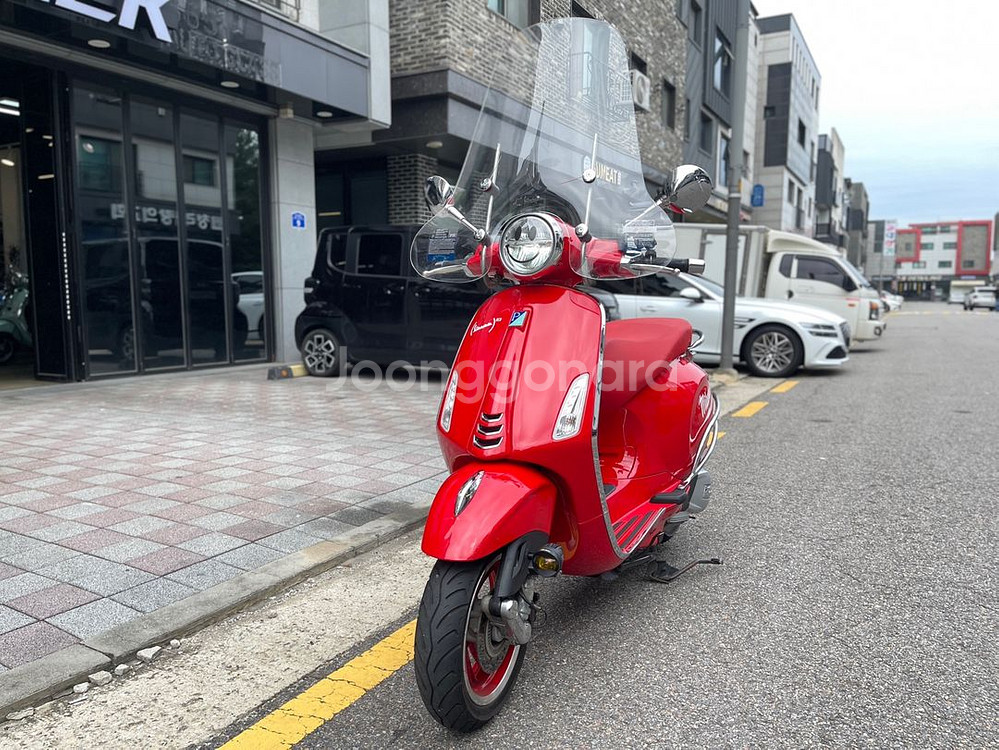 베스파프리마베라 23년식 레드 1.2만km 안개등o--4