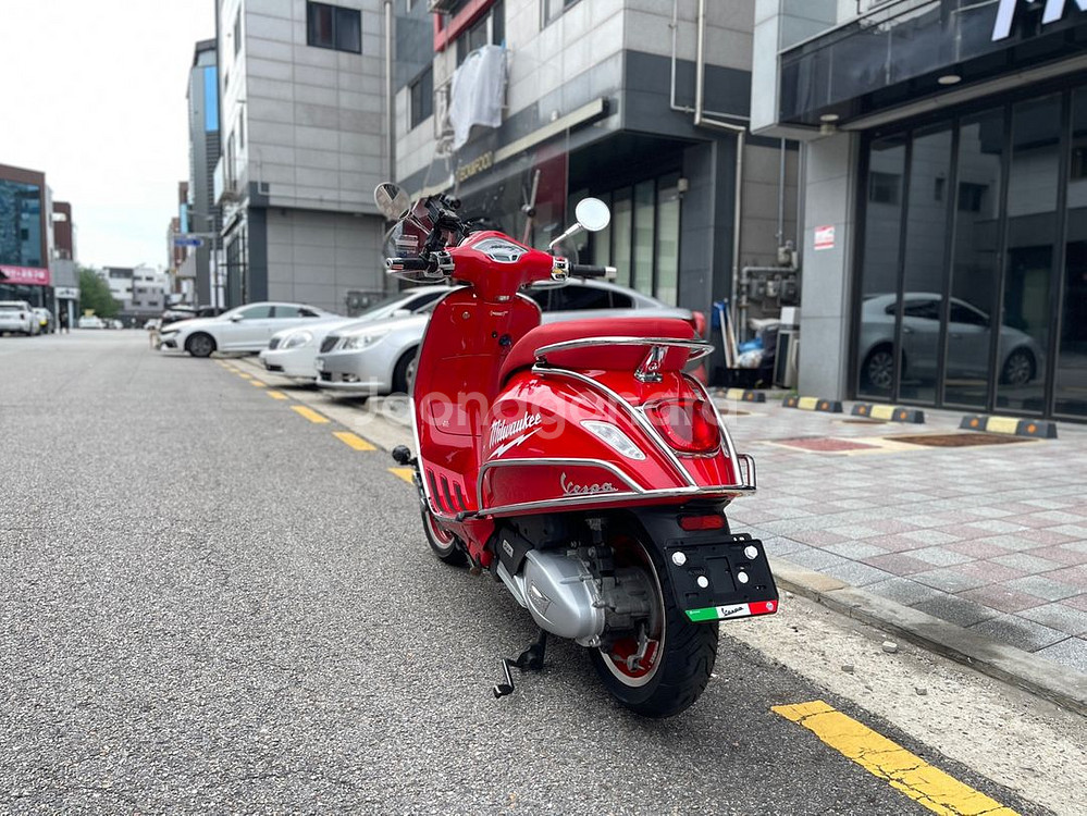 베스파프리마베라 23년식 레드 1.2만km 안개등o--6