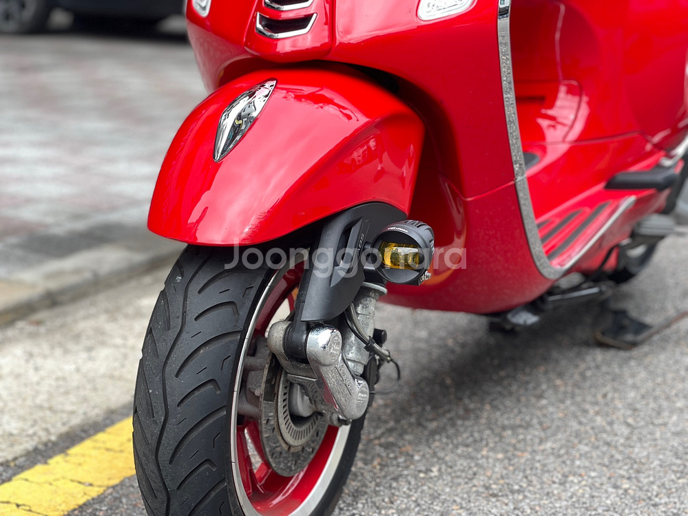 베스파프리마베라 23년식 레드 1.2만km 안개등o--5