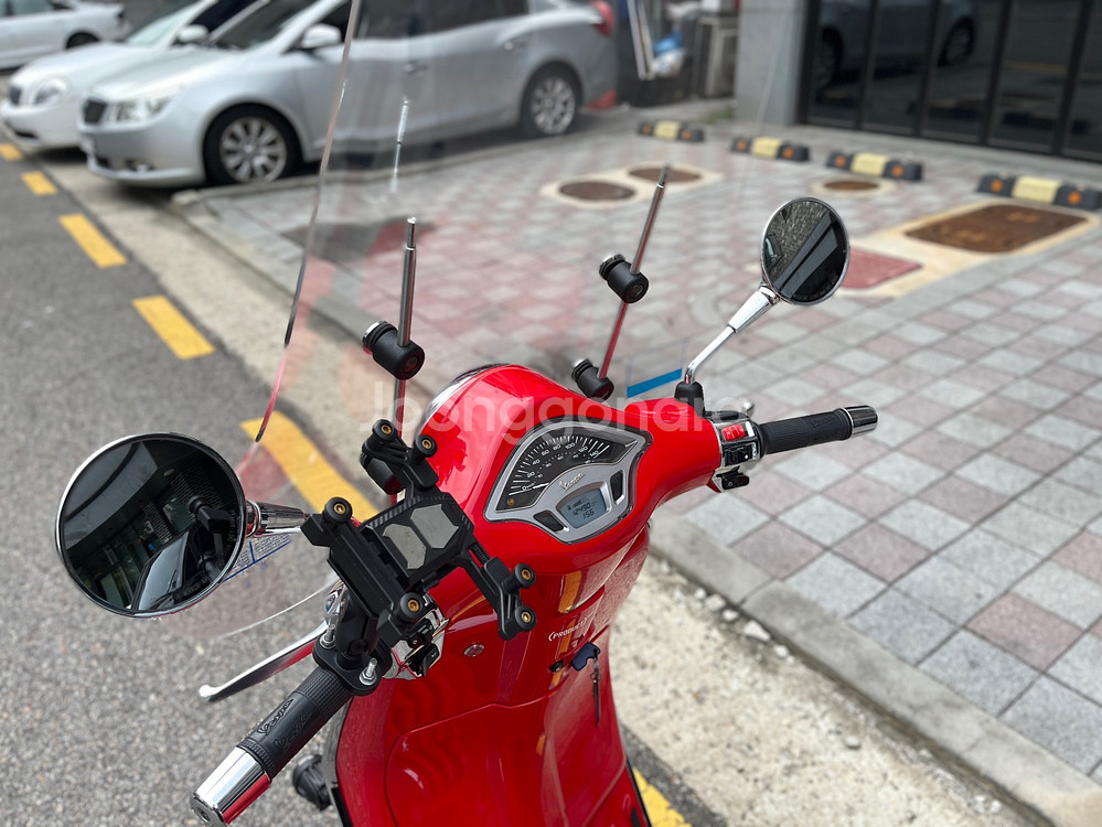 베스파프리마베라 23년식 레드 1.2만km 안개등o--8