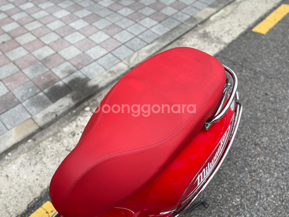 베스파프리마베라 23년식 레드 1.2만km 안개등o--7