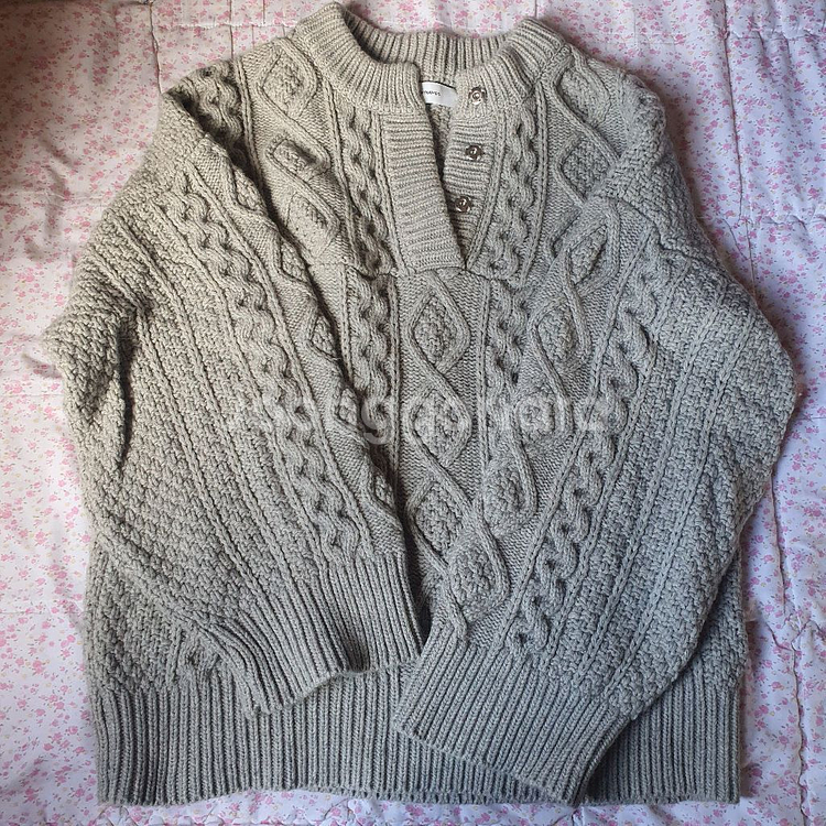 마이네임이즈 케이블 니트--5