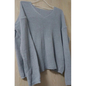 회색(소라색)니트