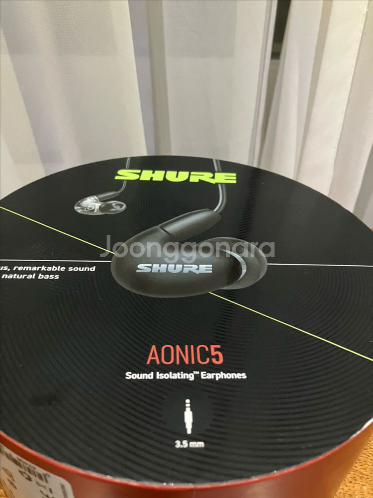 슈어 AONIC5 블랙 + 은선케이블--0
