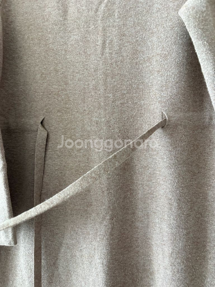 베이지 니트 원피스, 프리사이즈--1