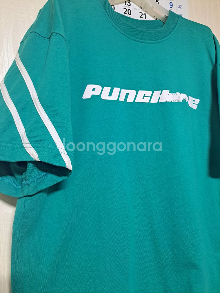 100-105)H&M 라인 반팔 티셔츠--2