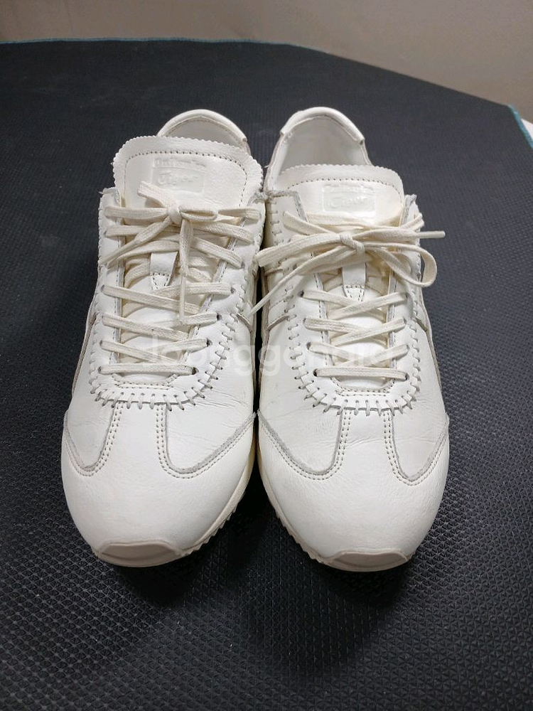 오니츠카타이거 흰색 가죽 스니커즈 250mm--2