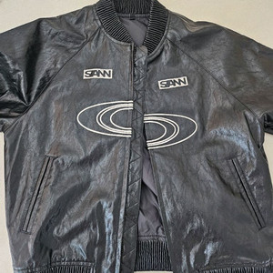 산 SAAN 레더자켓 130사이즈/히로 타포린백 . glgk 상품 택드림.