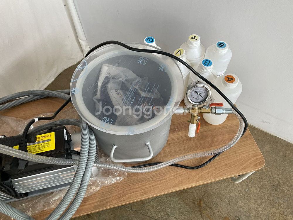 레진탈포기 실리콘탈포기 1마력 탈포기--2