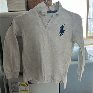 폴로 키즈 폴로카라 티셔츠 긴팔티셔츠 6t