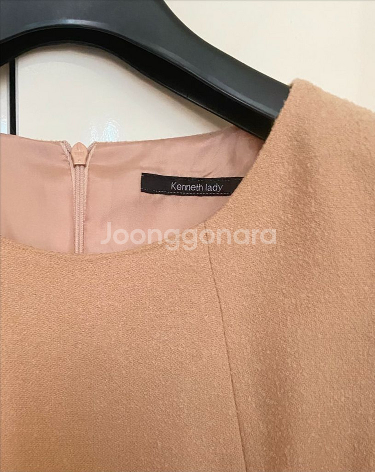 새제품)케네스레이디 트위드 울 원피스--5