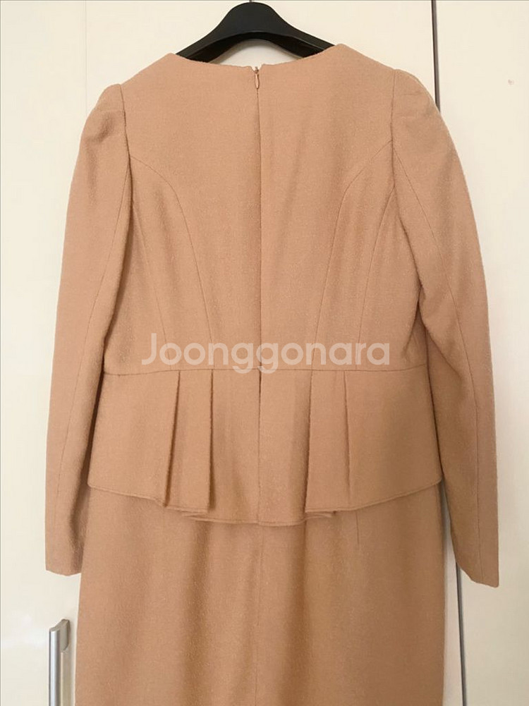 새제품)케네스레이디 트위드 울 원피스--3