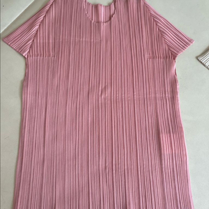 플리츠플리즈 반팔3 핑크