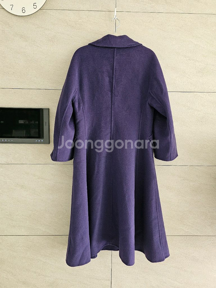 페이우 FAYEWOO 보라색 롱 코트 66--1