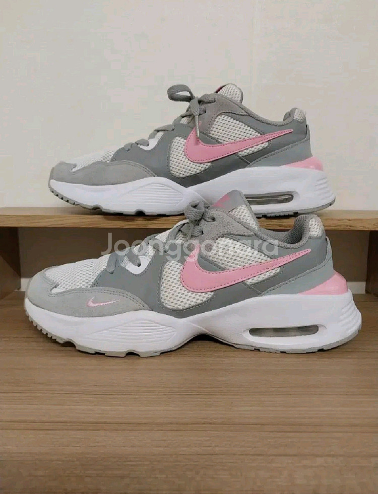 여성 나이키 에어맥스 퓨전 GS 운동화 (255)--3