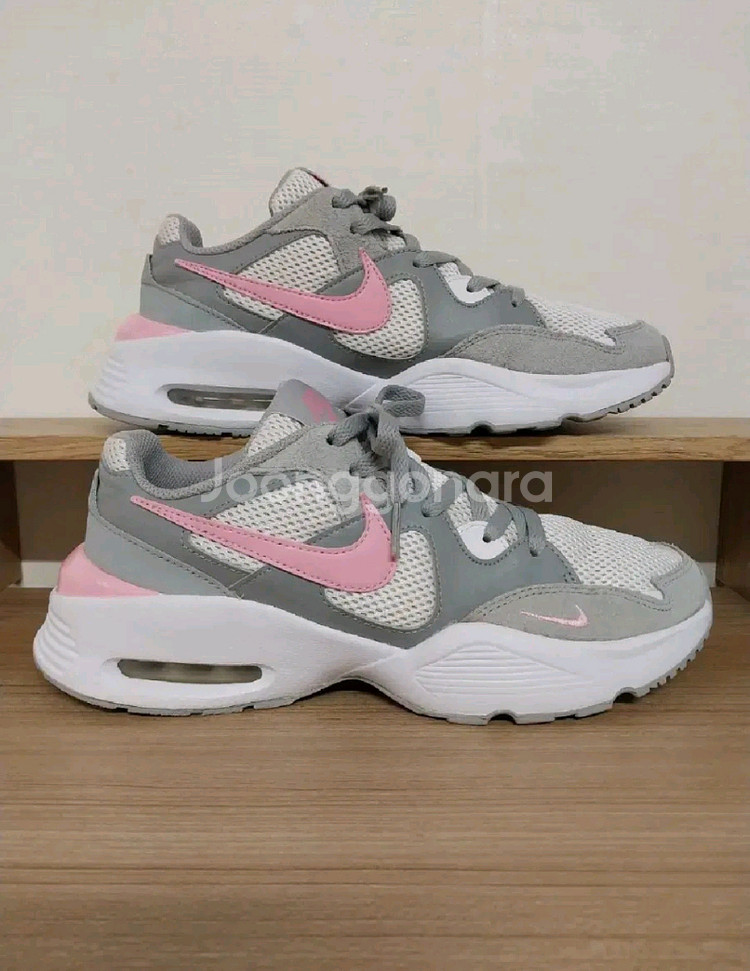 여성 나이키 에어맥스 퓨전 GS 운동화 (255)--4