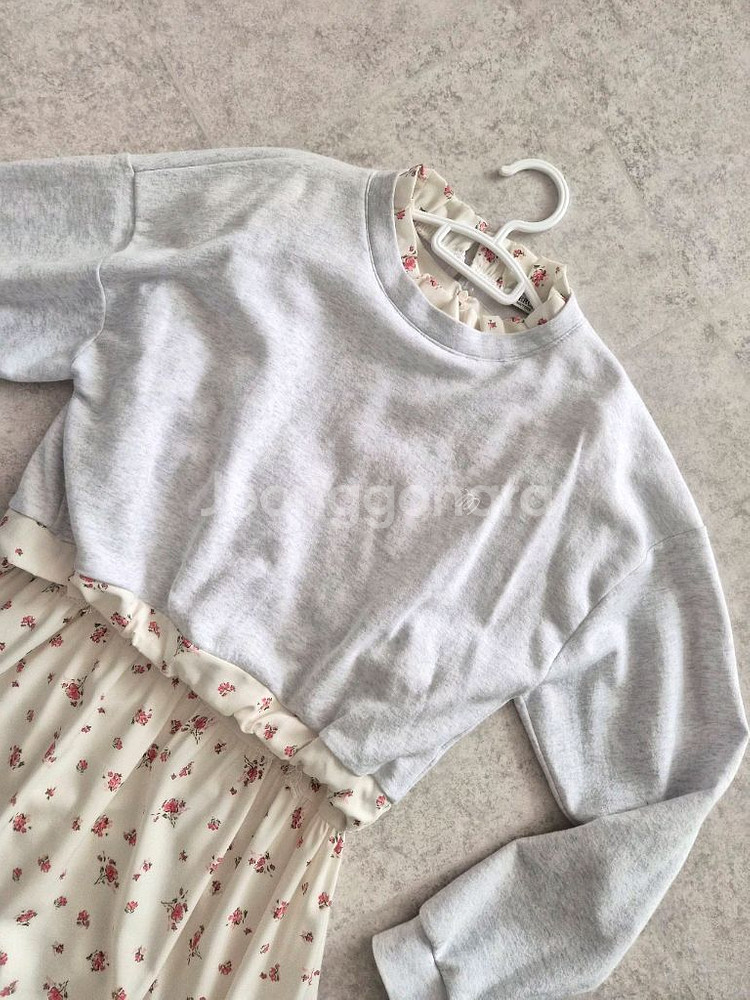 메르시제이 플라워 세트 원피스--1