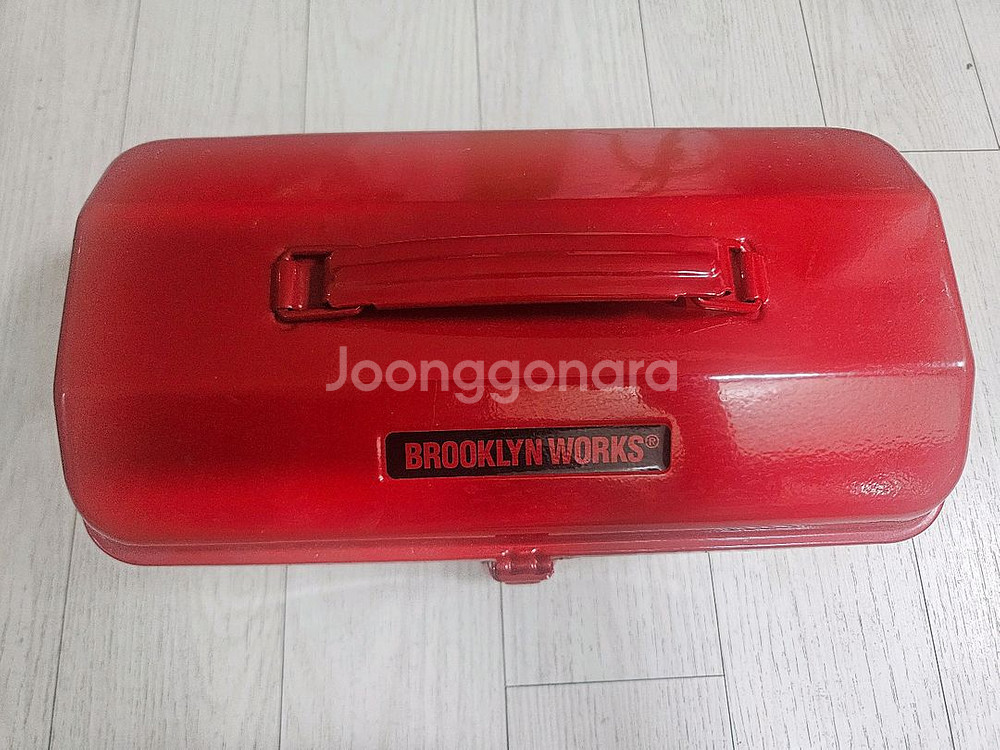 브루클린웍스 빨간 공구함 스틸박스 던킨 폴딩박스--0