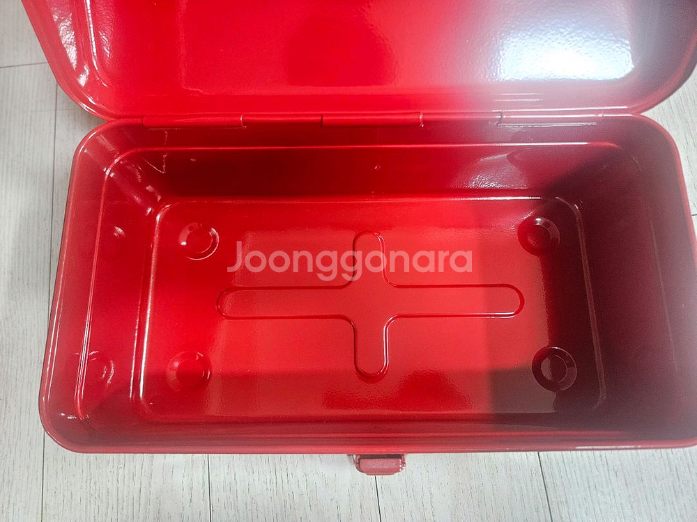 브루클린웍스 빨간 공구함 스틸박스 던킨 폴딩박스--1
