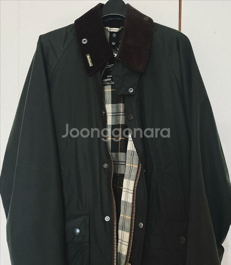 새제품)바버 왁스자켓 비데일 세이지 34--1