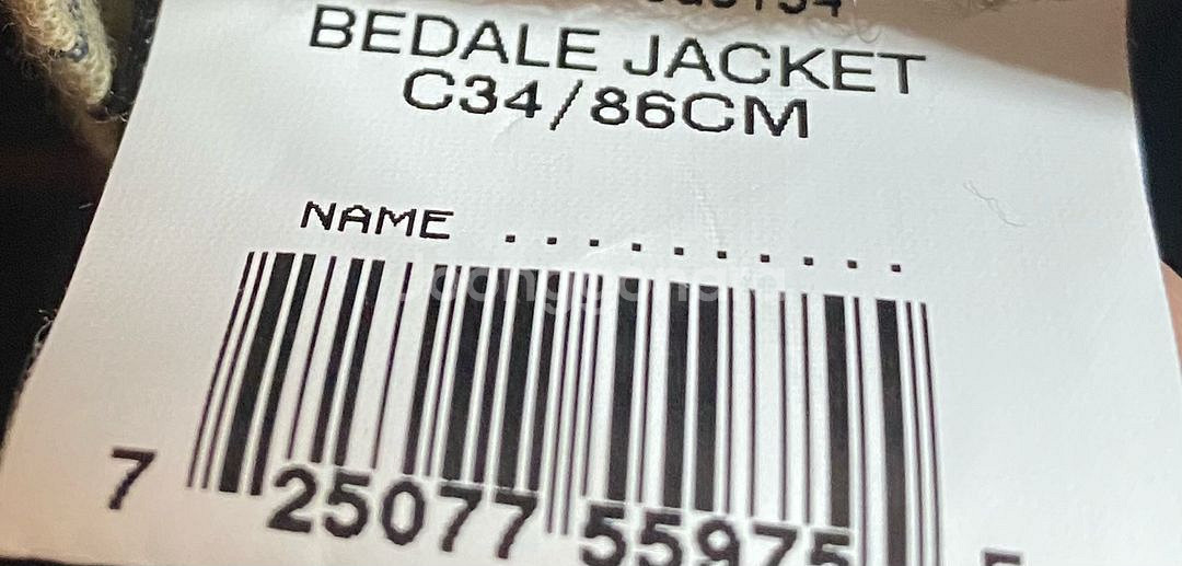 새제품)바버 왁스자켓 비데일 세이지 34--5