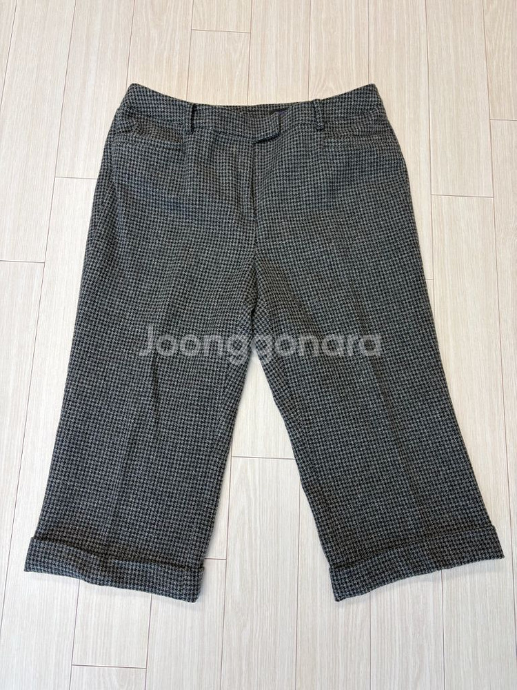 [새 옷] 올포유 여성 체크 7부바지 76사이즈--0